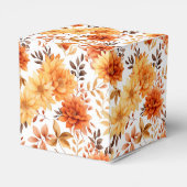 Autumn Flowers Favor Gift Box Bedankdoosjes (Achterkant)