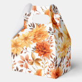 Autumn Flowers Favor Gift Box Bedankdoosjes (Achterkant)