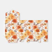 Autumn Flowers Favor Gift Box Bedankdoosjes (Uitgevouwen)