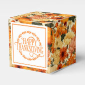 Autumn Flowers Favor Gift Box Bedankdoosjes (Voorkant Zijde)