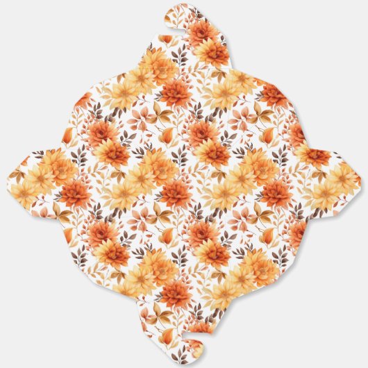 Autumn Flowers Favor Gift Box Bedankdoosjes (Ongevouwen)