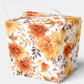 Autumn Flowers Favor Gift Box Bedankdoosjes (Achterkant)