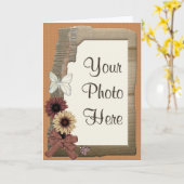 Autumn Flowers Kaart (Gele Bloem)