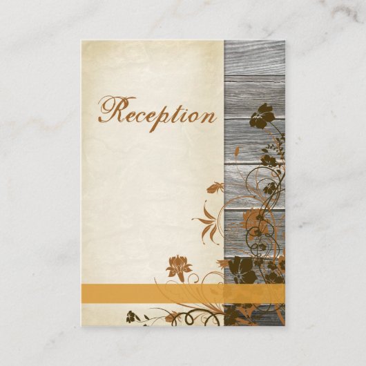 Autumn Flowers, Kaart 2 van de Houtensluiting FAUX (Voorkant)