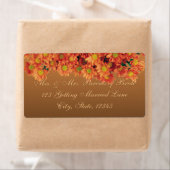 Autumn Flowers Label (Insitu)