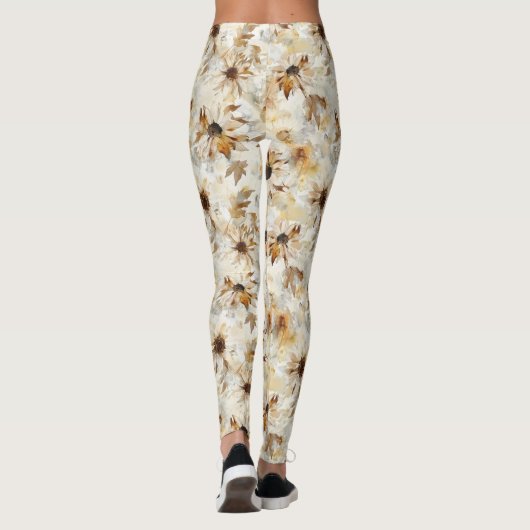 Autumn Flowers Leggings (Achterkant)