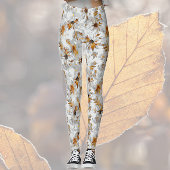 Autumn Flowers Leggings