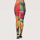Autumn Flowers Leggings (Achterkant)