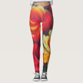Autumn Flowers Leggings (Voorkant)