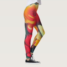 Autumn Flowers Leggings