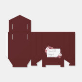 Autumn Flowers Lijst Bedankdoosjes (Uitgevouwen)