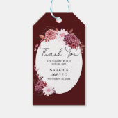 Autumn Flowers Lijst Cadeaulabel (Voorkant)