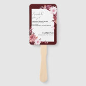 Autumn Flowers Lijst Handwaaier (Voorkant)