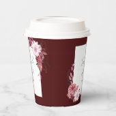 Autumn Flowers Lijst Papieren Bekers (Links)