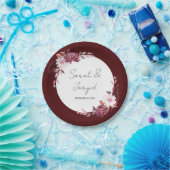 Autumn Flowers Lijst Papieren Bordje (Feest)