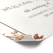 Autumn Flowers Lijst Poster (Hoek)