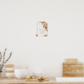 Autumn Flowers Lijst Poster (Keuken)