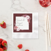 Autumn Flowers Lijst Servet (Insitu)