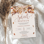 Autumn Flowers Oranje Marigold Sweet Sixteen Kaart