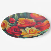 Autumn Flowers Papieren Bordje (Gekanteld)