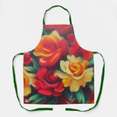 Autumn Flowers Schort (Voorkant)