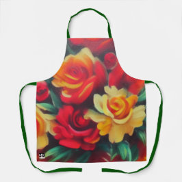 Autumn Flowers Schort