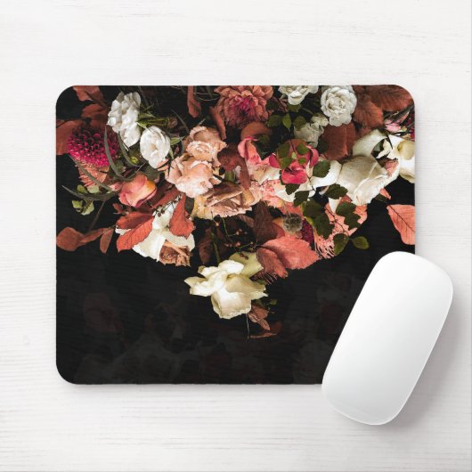 Autumn Flowers Stylized Print Muismat (Met muis)