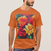 Autumn Flowers T-shirt (Voorkant)