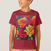 Autumn Flowers T-shirt (Voorkant)