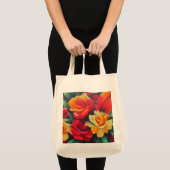 Autumn Flowers Tote Bag (Voorkant (product))