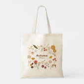 Autumn Flowers Tote Bag (Achterkant)