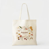 Autumn Flowers Tote Bag (Voorkant)
