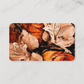 Autumn Flowers Visitekaartje (Achterkant)