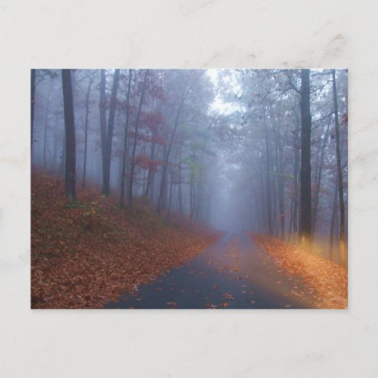 Autumn Fog Briefkaart (Voorkant)