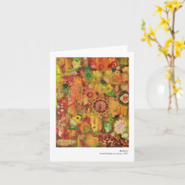 Autumn Folded Note Card Kaart
