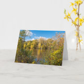 Autumn Foliage Along Minnesota Kaart (Gele Bloem)