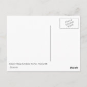 Autumn Foliage Briefkaart (Achterkant)