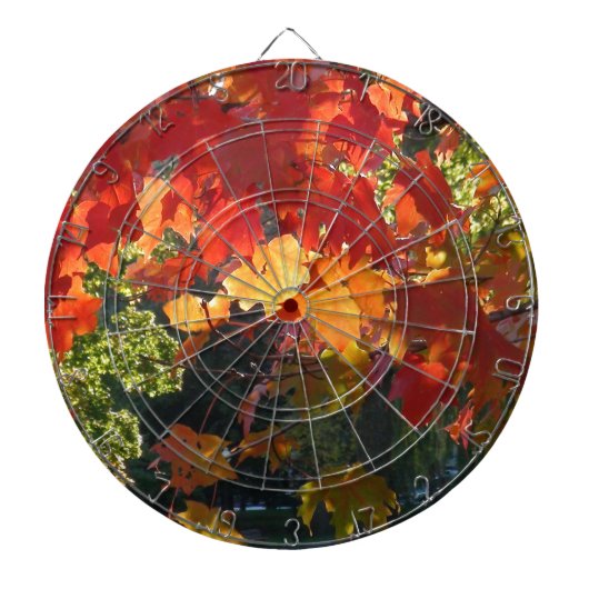 Autumn Foliage Dartbord (Voorkant)