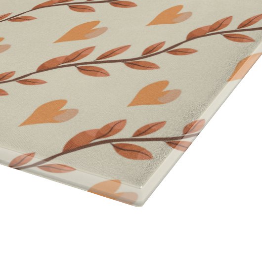 Autumn Foliage en hart Snijplank (Hoek)