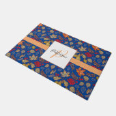 Autumn Foliage Familienaam Doormat Deurmat (Schuin)