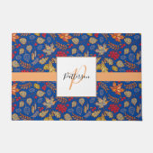 Autumn Foliage Familienaam Doormat Deurmat (Voorkant)