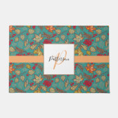 Autumn Foliage Familienaam Doormat Deurmat (Voorkant)