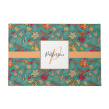 Autumn Foliage Familienaam Doormat