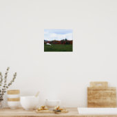 Autumn Foliage Field Rock Natuur Print (Keuken)