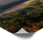 Autumn Foliage Fields Barn Natuur Orton Art Poster (Hoek)