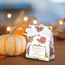 Autumn Foliage Herfst Baby shower Favoriet Boxe