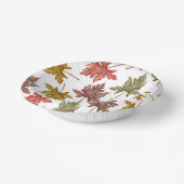 Autumn Foliage Herfst Baby shower Papieren Kommen (Gebogen)