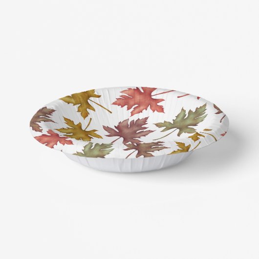 Autumn Foliage Herfst Baby shower Papieren Kommen (Gebogen)