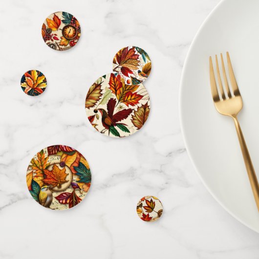 Autumn Foliage Herfst Tafel Scatter & Thanksgiving Confetti (Groep)