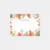 Autumn Foliage Personalized Post-it® Notes (Voorkant)